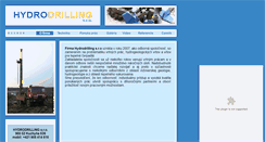 Desktop Screenshot of hydrodrilling.sk