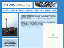 Tablet Screenshot of hydrodrilling.sk